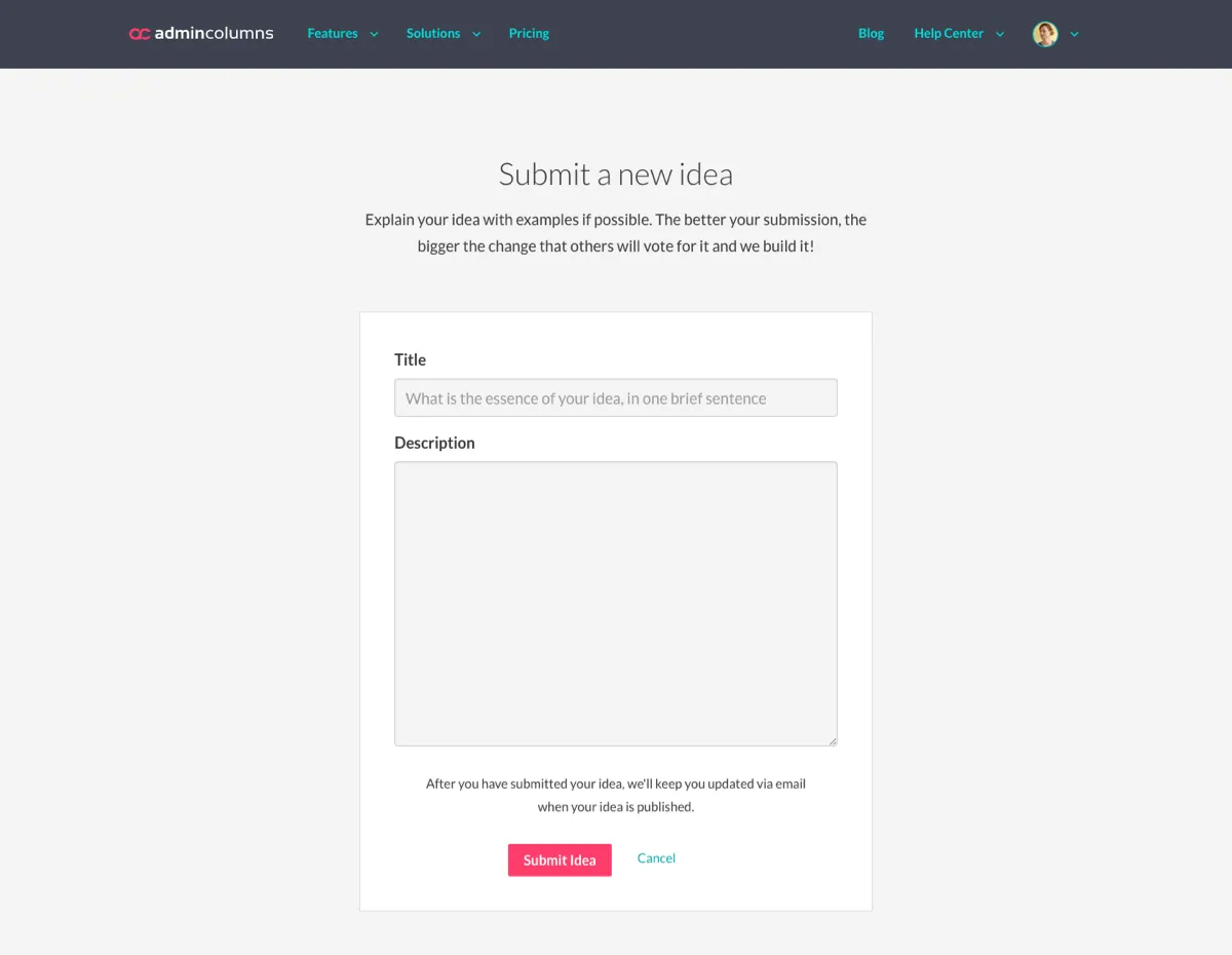 Admin Columns screenshot