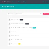 screenshot of Admin Columns roadmap