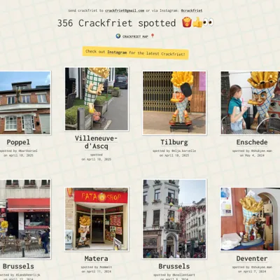 screenshot of Crackfriet.nl