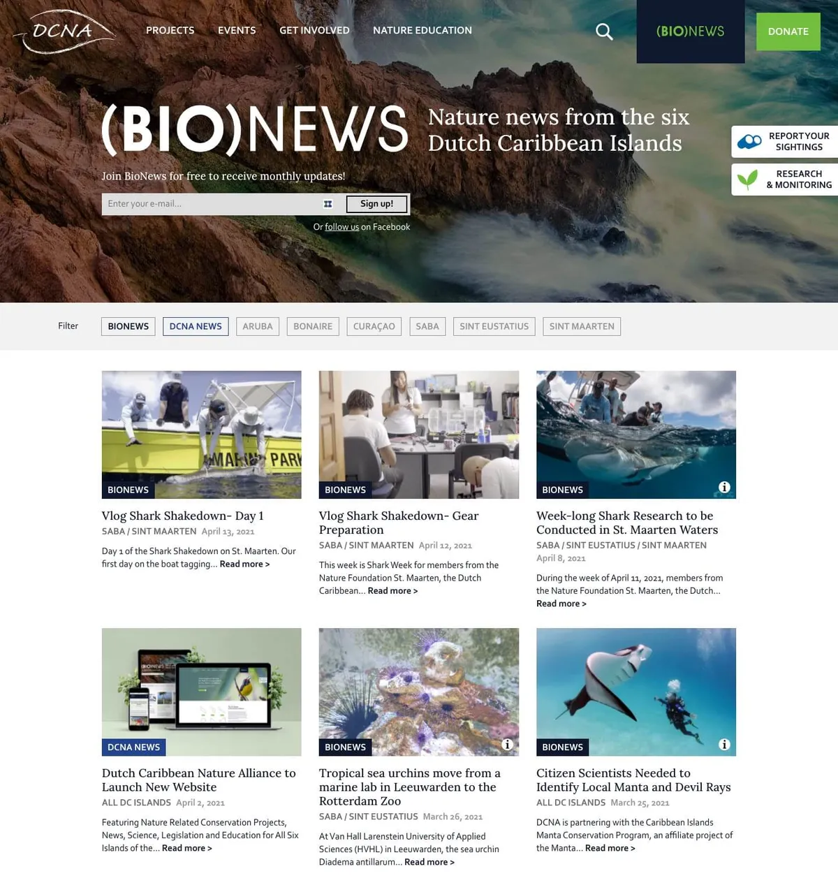 dcna bionews screenshot