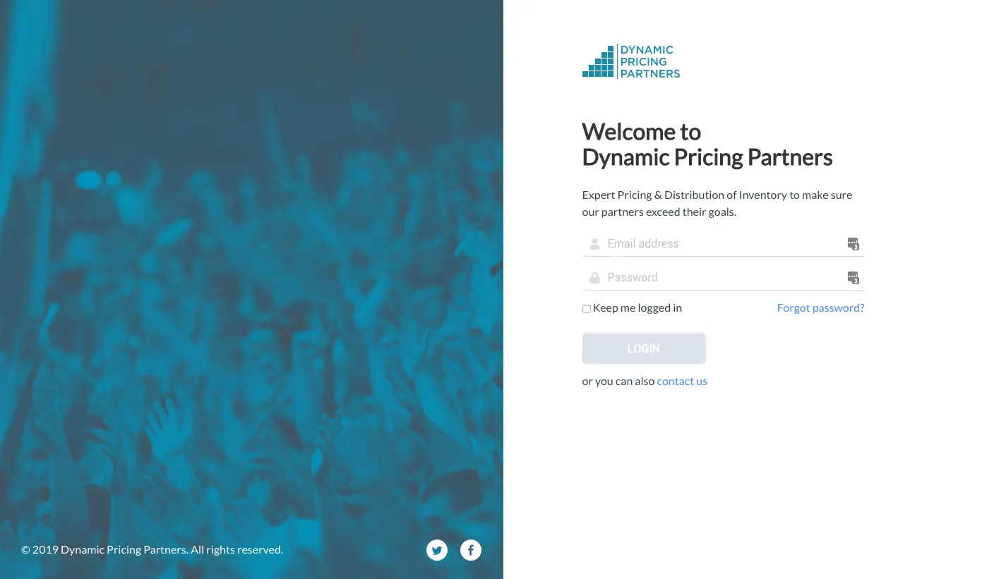 Dynamic Pricing Partners screenshot