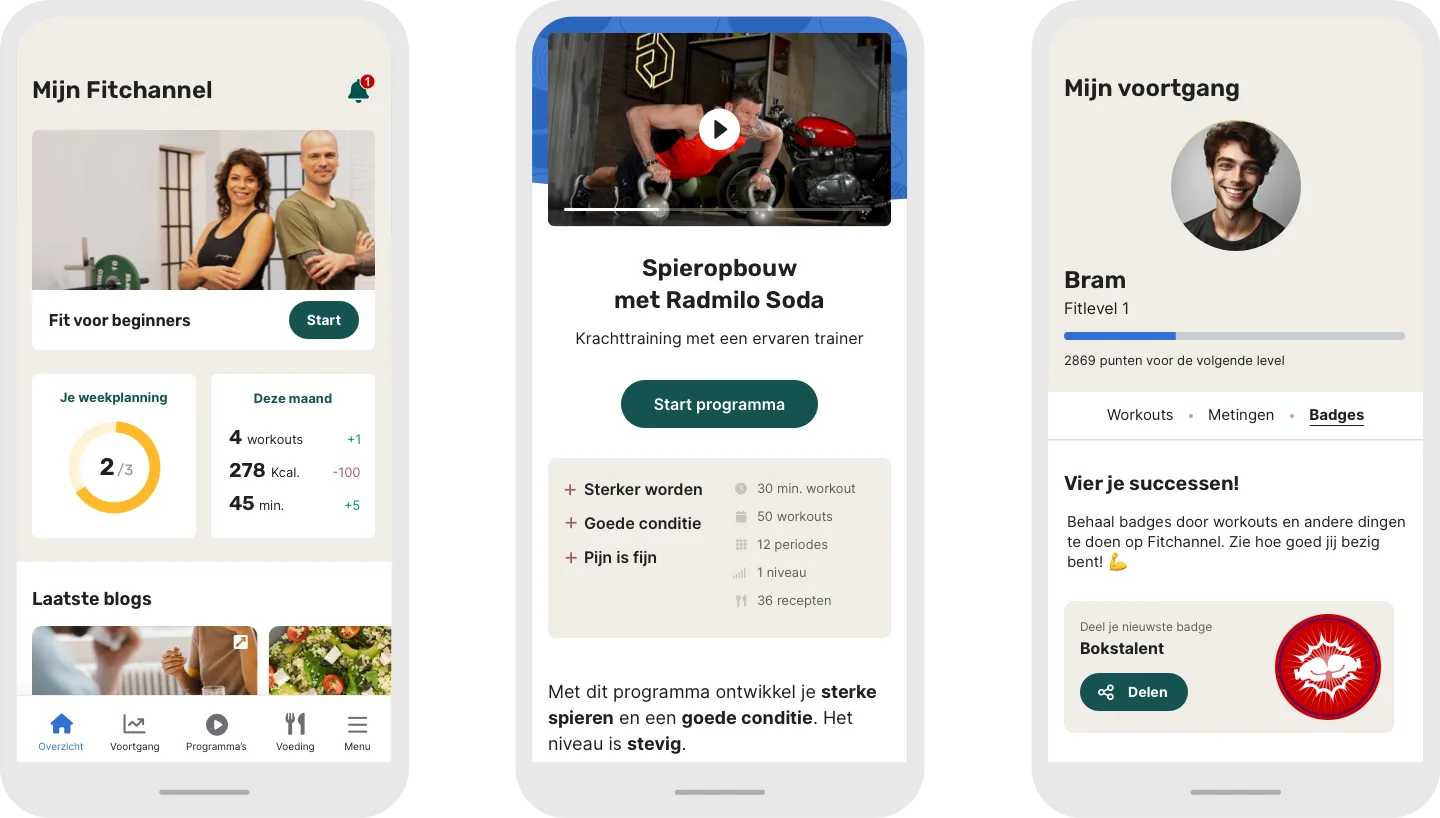 screenshot of fitchannel.com