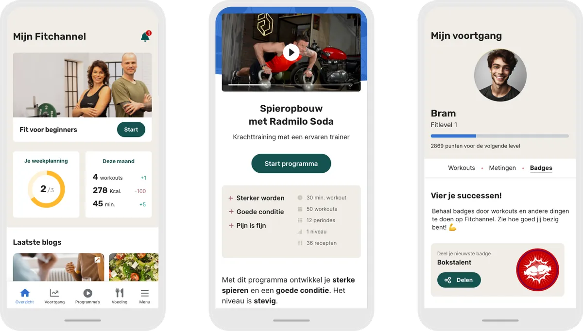 screenshot of fitchannel.com