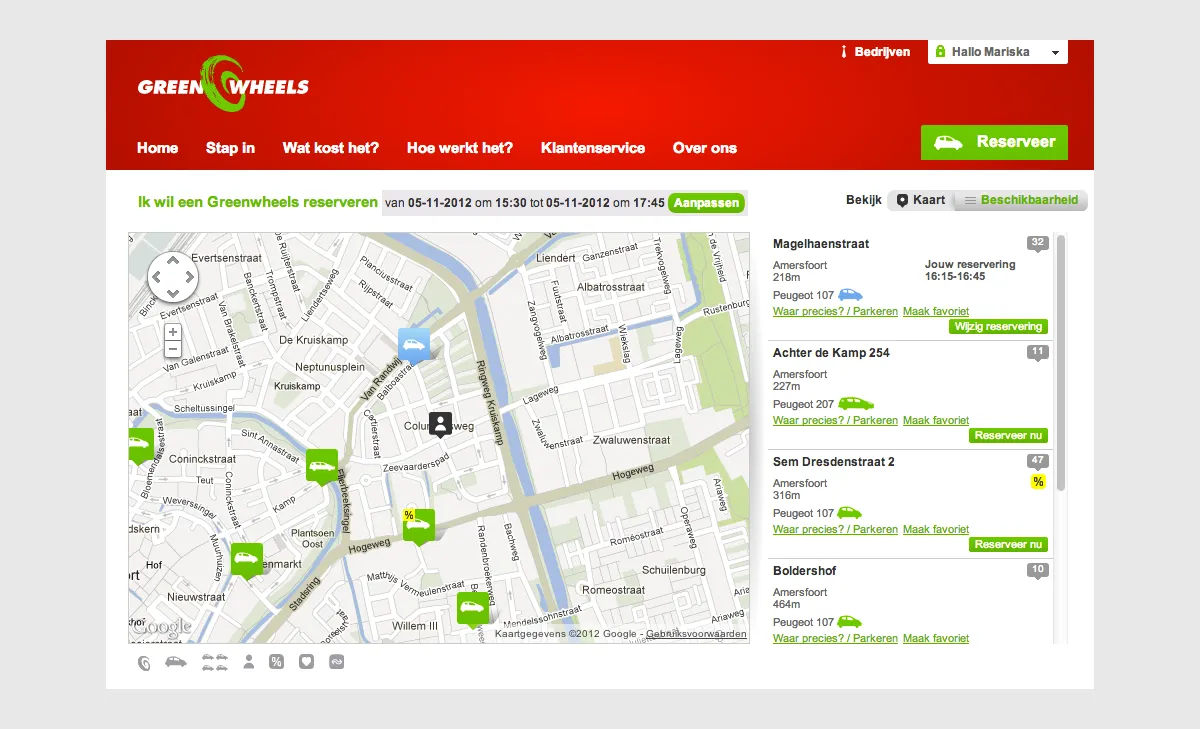 Greenwheels screenshot