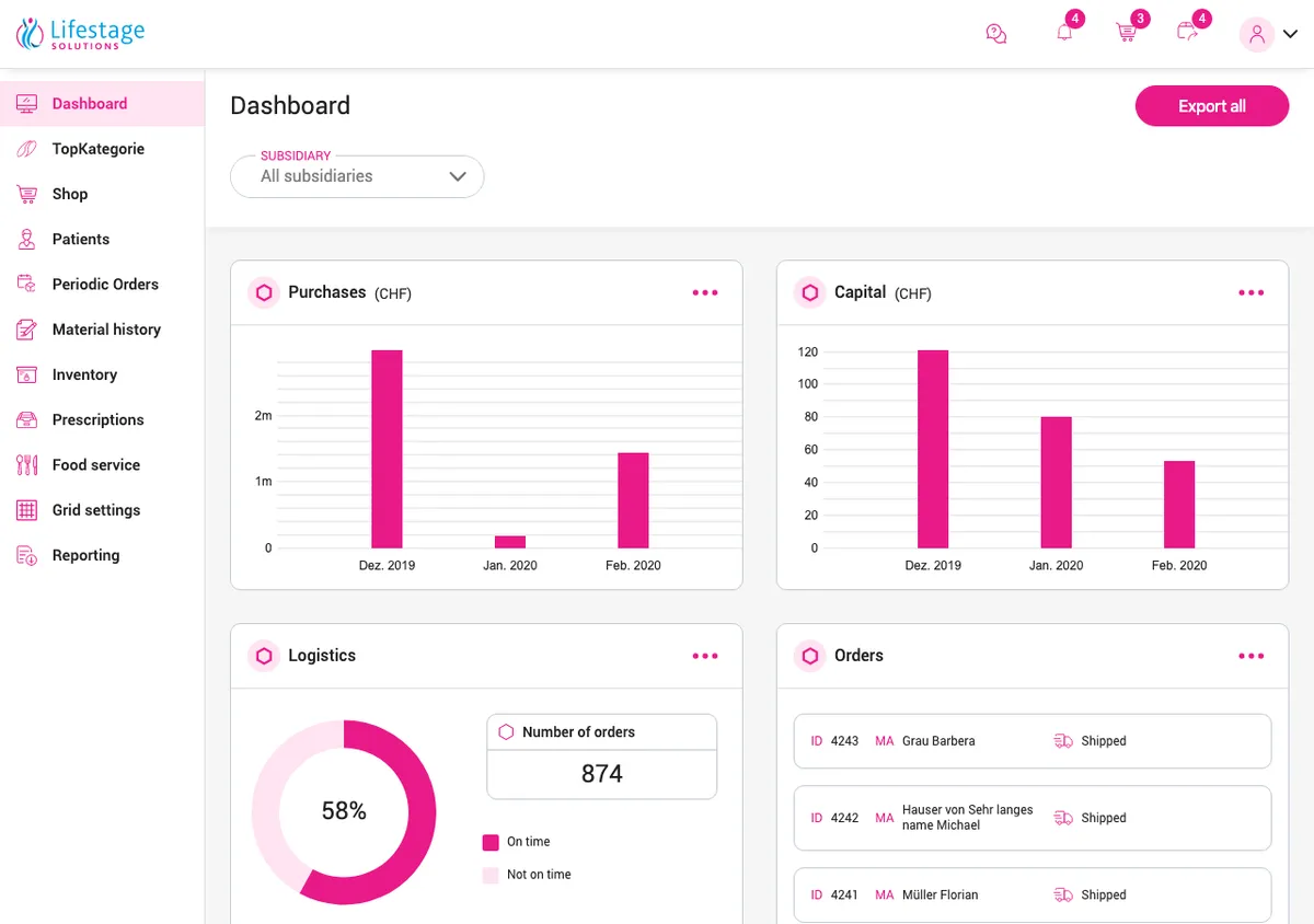 Lifestage Solutions screenshot