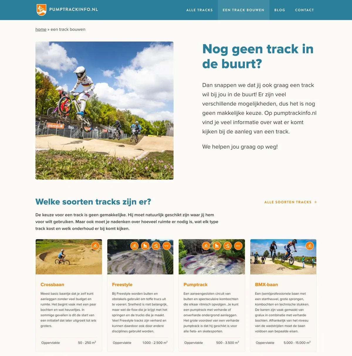 Pumptrackinfo.nl screenshot