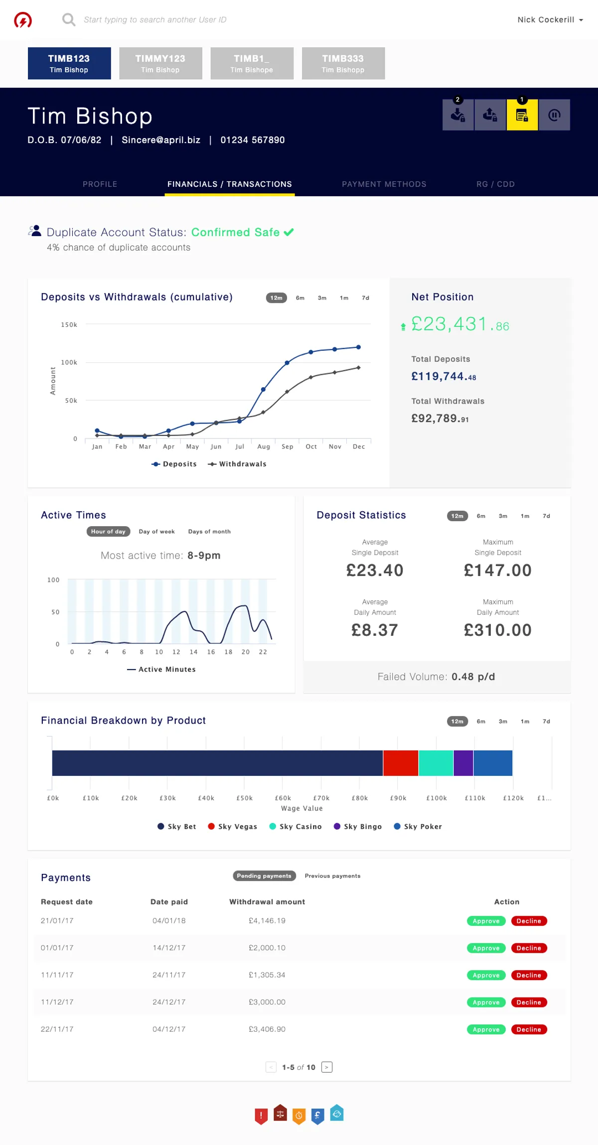 Skybet screenshot