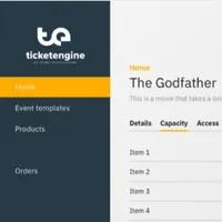 screenshot of TicketEngine.io